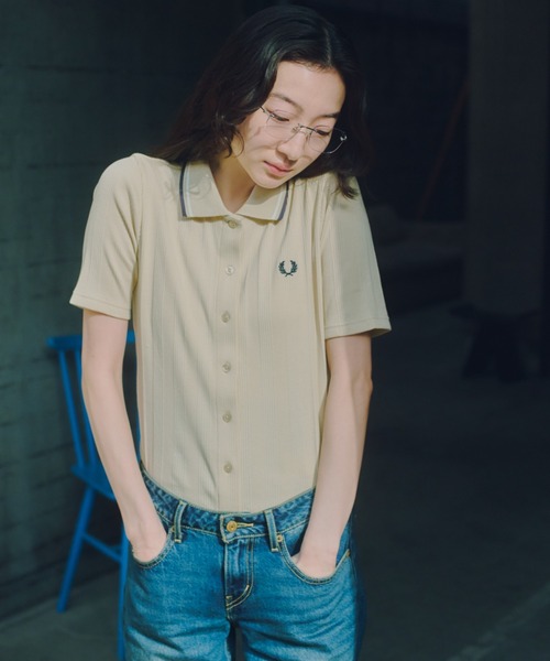 FRED PERRY（フレッドペリー） ポロシャツ ポロ 別注 ツインティップ
