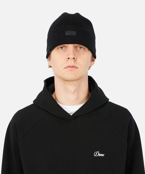 ニット帽 ニットキャップ Dime/ダイム ビーニー Cursive Rib Beanie