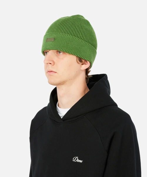 ニット帽 ニットキャップ Dime/ダイム ビーニー Cursive Rib Beanie