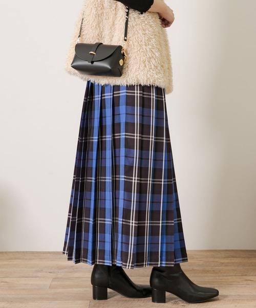 「URBAN RESEARCH Sonny Label」 プリーツスカート FREE オレンジ レディース_画像2