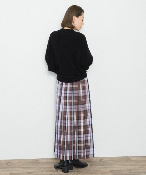 「URBAN RESEARCH Sonny Label」 プリーツスカート FREE オレンジ レディース_画像4