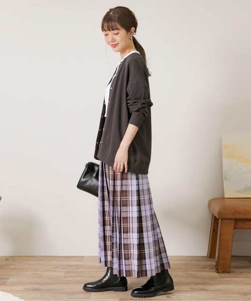「URBAN RESEARCH Sonny Label」 プリーツスカート FREE オレンジ レディース_画像5