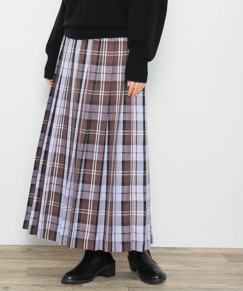 「URBAN RESEARCH Sonny Label」 プリーツスカート FREE オレンジ レディース_画像6