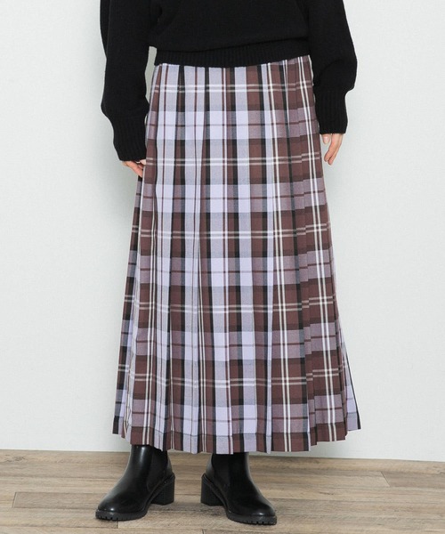 「URBAN RESEARCH Sonny Label」 プリーツスカート FREE オレンジ レディース_画像8