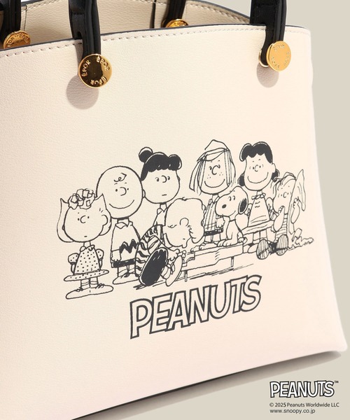 【未使用】PEANUTS SNOOPY バッグ E'POR（エポール） ハンドバッグ 「E'POR×PEANUTS」別注 Y BAG Mini