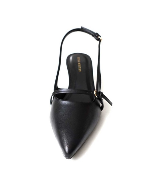 「AmiAmi」 ヒールサンダル L ブラック レディース_画像4