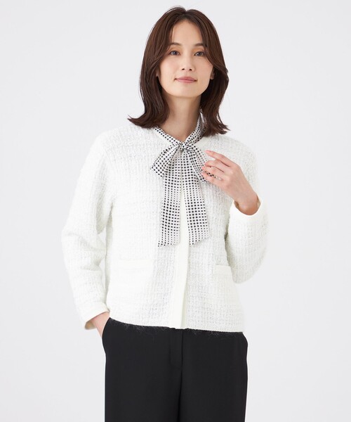 TRANS WORK（トランスワーク） カーディガン 「ウォッシャブル」Fancy 