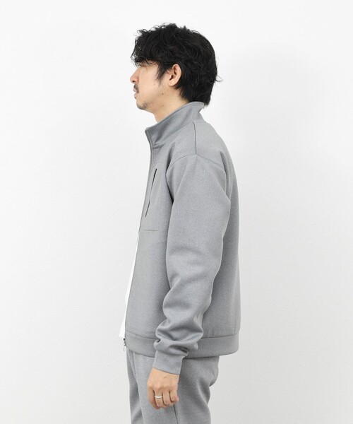 NICHOLAS K ブルゾンベスト重ねジャケット グレー NOLLEY'S（ノーリーズ） ブルゾン アウター 「セットアップ対応