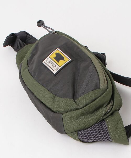 「MOUNTAIN SMITH」 ワンポイントウエストバッグ - グリーン レディース_画像3