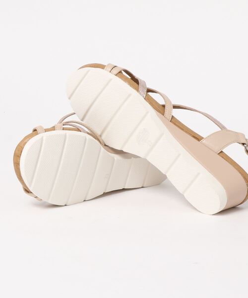 「MODE KAORI」 フラットサンダル 23.5cm シルバー レディース_画像2