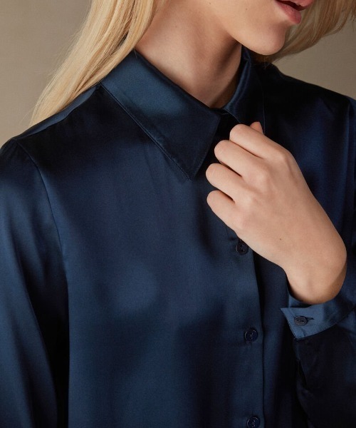 「Intimissimi」 長袖シャツ M アイボリー レディース_画像4