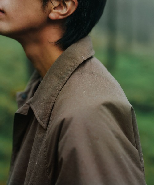 「EKAL」 コーチジャケット LARGE グレー メンズ_画像2