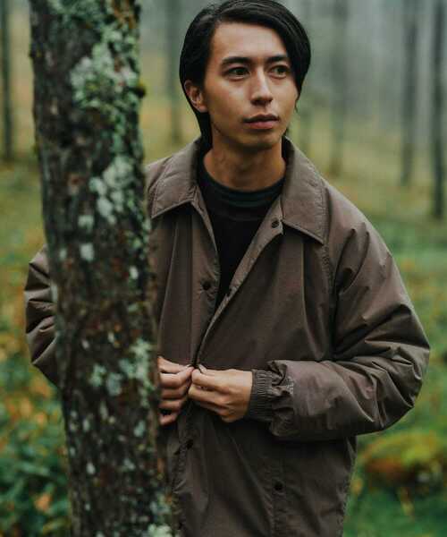 「EKAL」 コーチジャケット LARGE グレー メンズ_画像5