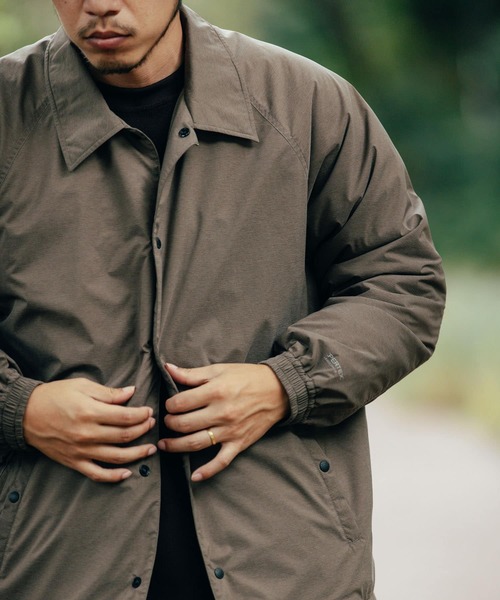 「EKAL」 コーチジャケット LARGE グレー メンズ_画像9