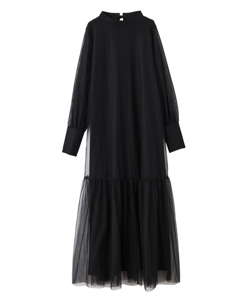 「RANAN」 長袖ワンピース M ブラウン レディース_画像8