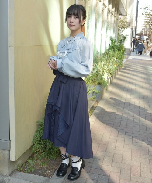 フリルスカート（色：ブルー系）のおすすめ人気商品一覧 通販 - Yahoo