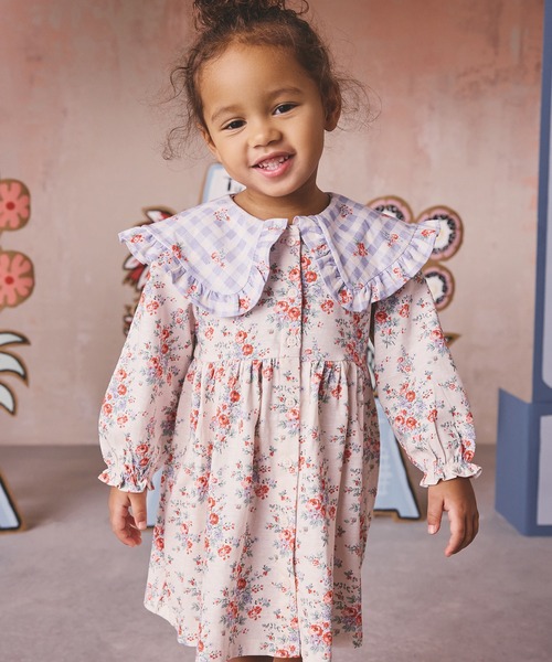 Cath Kidston（キャス・キッドソン） ワンピース キッズ フリルカラー