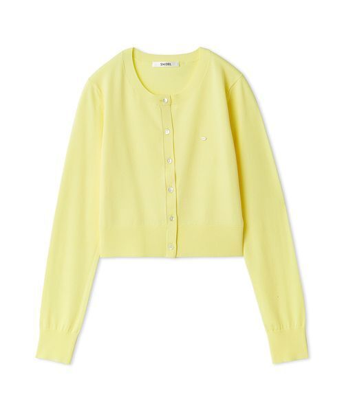 SNIDEL(スナイデル) カーディガン　イエロー SNIDEL（スナイデル） カーディガン UVカットベーシックニット