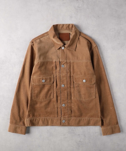 BACK NUMBER コーデュロイジャケット X-LARGE ベージュ メンズ