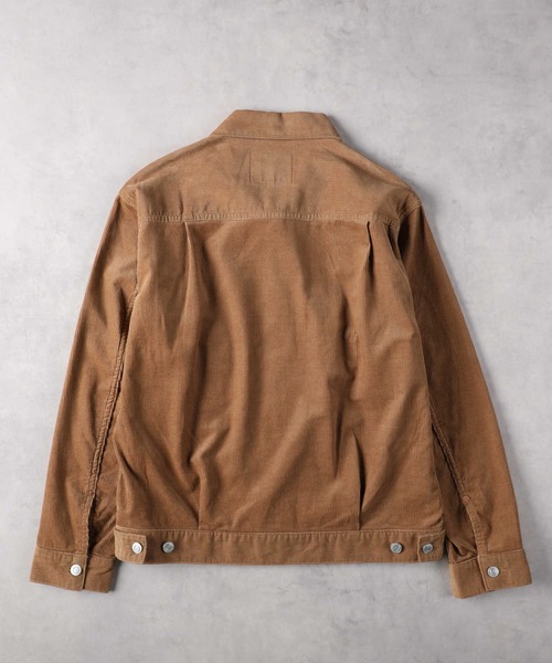 「BACK NUMBER」 コーデュロイジャケット X-LARGE ベージュ メンズ_画像2