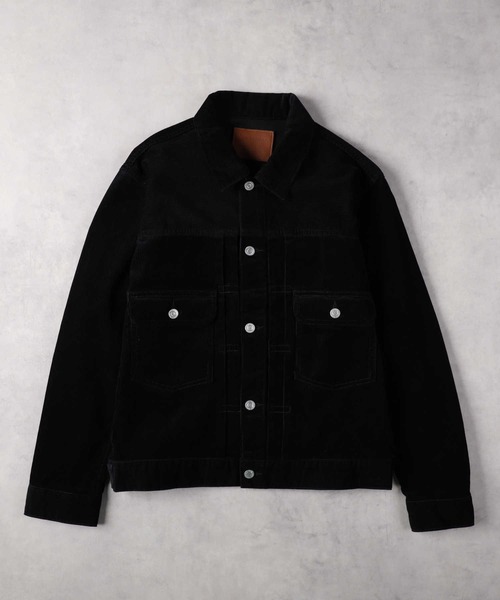 「BACK NUMBER」 コーデュロイジャケット X-LARGE ベージュ メンズ_画像7