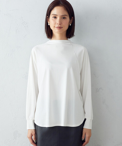 「COMME CA ISM」 長袖ブラウス MEDIUM ブラック レディース_画像3