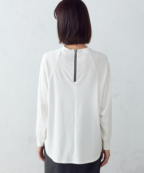 「COMME CA ISM」 長袖ブラウス MEDIUM ブラック レディース_画像5