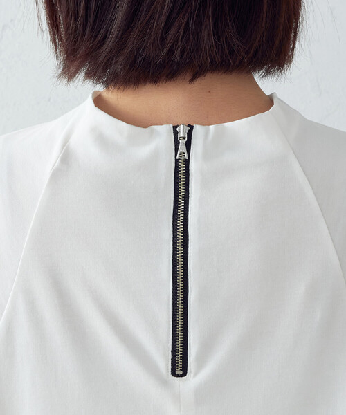 「COMME CA ISM」 長袖ブラウス MEDIUM ブラック レディース_画像9