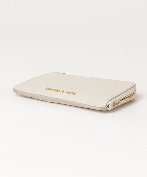「CHARLES & KEITH」 財布 XX-SMALL クリーム レディース_画像3