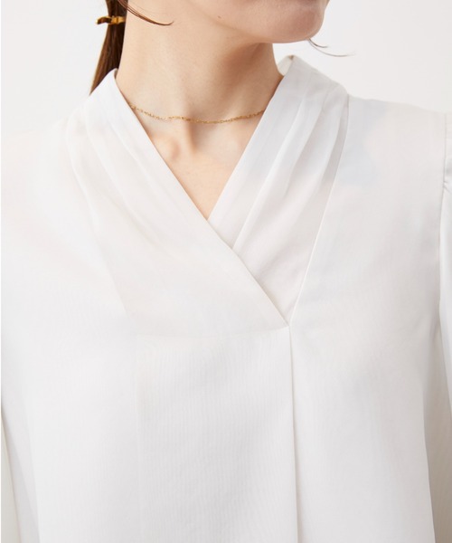 「SNIDEL」 長袖ブラウス ONE SIZE グレー レディースの画像