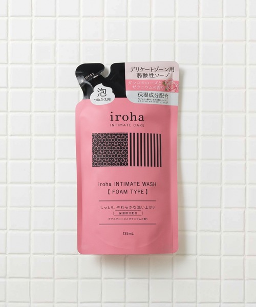 iroha ボディソープ iroha INTIMATE WASH 「 FOAM TYPE 」ダマスク
