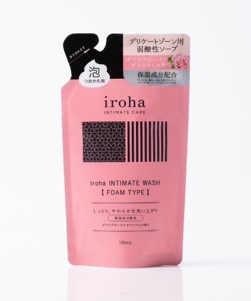 iroha ボディソープ iroha INTIMATE WASH 「 FOAM TYPE 」ダマスク