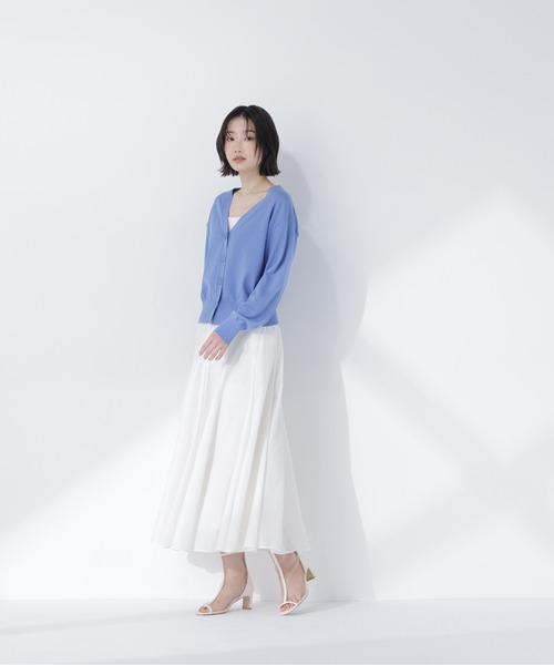 スカート 「PS/低身長サイズ」シャイニーシアーボリュームスカートの画像