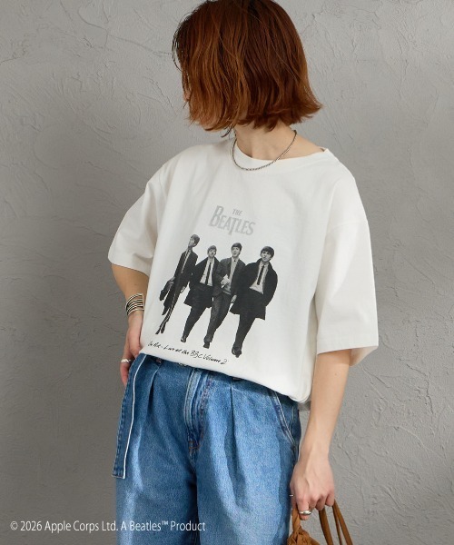 The Beatles tシャツ 「THE BEATLES/ザ ビートルズ」 フォトプリント