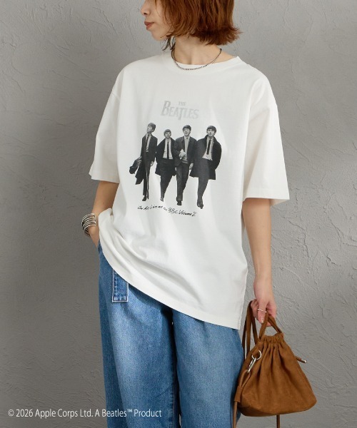 The Beatles tシャツ 「THE BEATLES/ザ ビートルズ」 フォトプリント