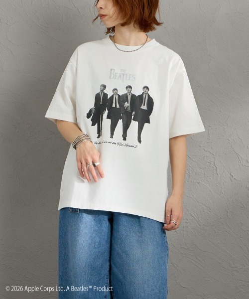 The Beatles tシャツ 「THE BEATLES/ザ ビートルズ」 フォトプリント