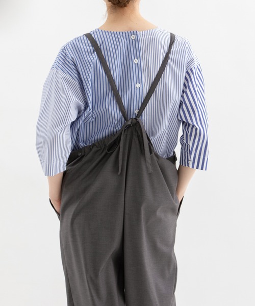 nop de nod（ノップドゥノッド） サロペット オーバーオール サージ