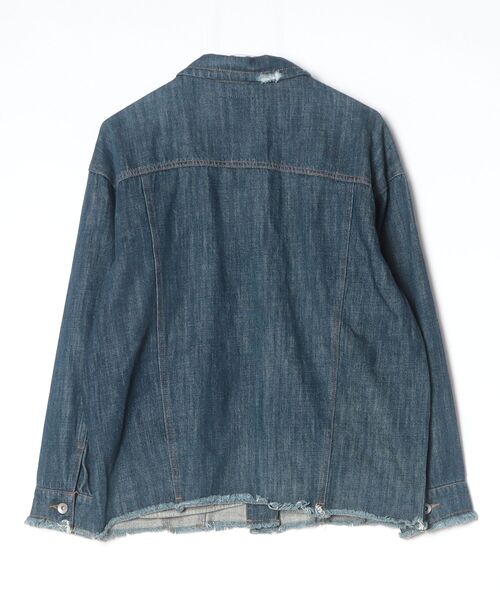 「w closet」 デニムジャケット FREE ブルー レディース_画像2