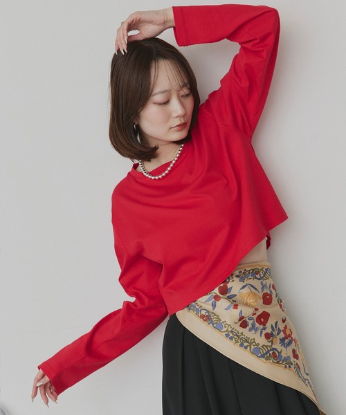 ad thie（アドティエ） tシャツ アソート ショート丈ロンT レディース