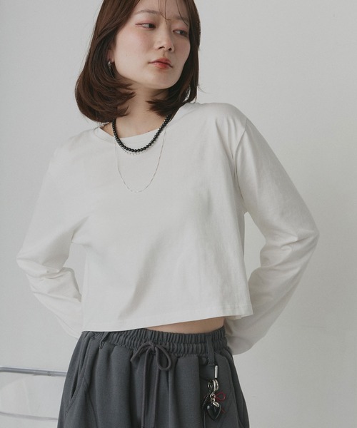 ad thie（アドティエ） tシャツ アソート ショート丈ロンT レディース
