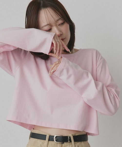 ad thie（アドティエ） tシャツ アソート ショート丈ロンT レディース
