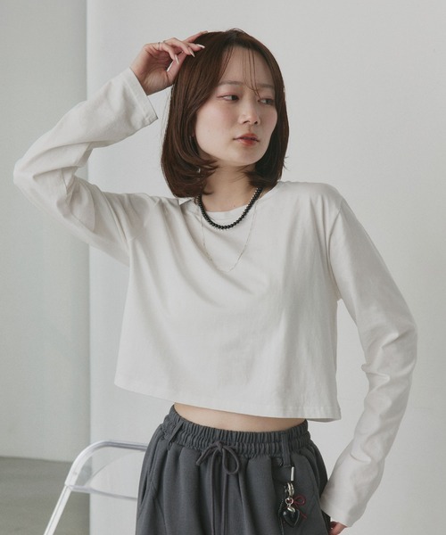 ad thie（アドティエ） tシャツ アソート ショート丈ロンT レディース