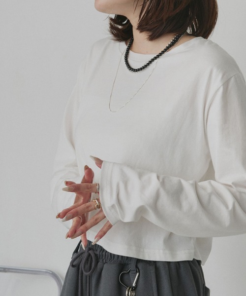 ad thie（アドティエ） tシャツ アソート ショート丈ロンT レディース