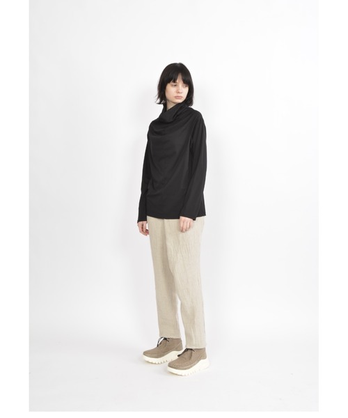 「gomme」 長袖カットソー MEDIUM チャコールグレー レディース_画像5