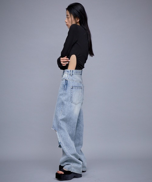 「THINGS THAT MATTER」 デニムパンツ 1 ブルー レディース_画像8