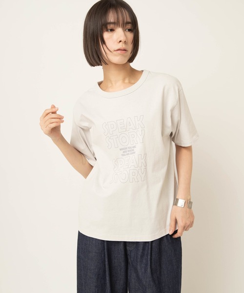RNA-N（アールエヌエーエヌ） tシャツ 半袖 M2649 SPEAK発泡プリントT