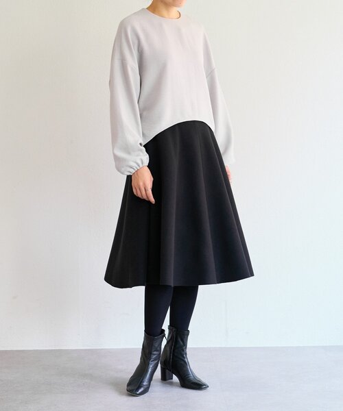 BEARDSLEY 黒の長袖シャツ 新品 BEARDSLEY（ビアズリー） 長袖カットソー FREE ブラック レディース