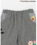 ワイドパンツ パンツ 「こびとづかん」5分丈パ...の詳細画像3