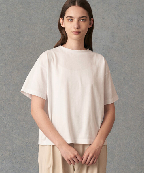 「DANTON」 半袖Tシャツ S ホワイト レディース_画像6