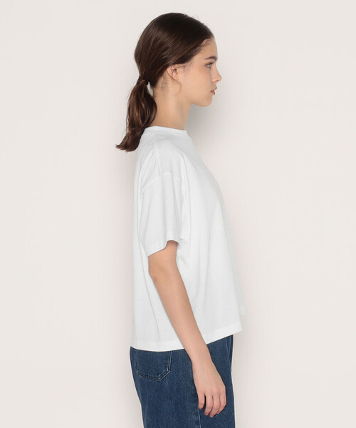 「DANTON」 半袖Tシャツ S ホワイト レディース_画像9